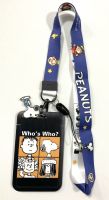 SNOOPY BWB ซองใส่บัตร ที่ใส่บัตร สายคล้องบัตร พร้อม สายคล้องคอ(2cm) ลาย SNOOPY B  มีตุกตาเล็กแถม สำหรับบัตร5.5x8.5cm(body 7x11cm)สวยงาม งานสวย งานดี  BY NPNN SHOP