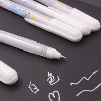 ปากกาเจล สีขาว 0.8 มม.