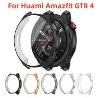 Protective Cover For Amazfit GTR 4 Soft TPU Plating Screen Protector Full Cover for Huami Amazfit GTR4 Smart Watch Accessories Wires  Leads Adapters