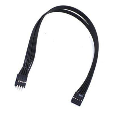 Motherboard Mainboard 9Pin USB 2.0 Male to Female Extension Dupont Data Cable Cord Wire Line for PC DIY