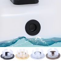 Bathroom Sink Overflow Cover Round Hole Overflow Ceramic Basin Pots Copper Insert Basin Accessory Gadgets Fixture Improvement