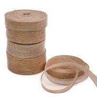 10m/lot 15mm-38mm Jute Burlap Ribbons DIY Handmade Crafts Hessian Twine Rope Cords Rustic Wedding Birthday Party Decoration