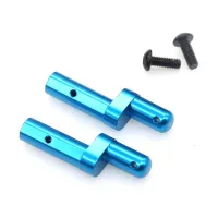 2Pcs Metal Battery Plate Mount Fixing Bracket for Tamiya TT-02 TT02 1/10 RC Car Upgrade Parts