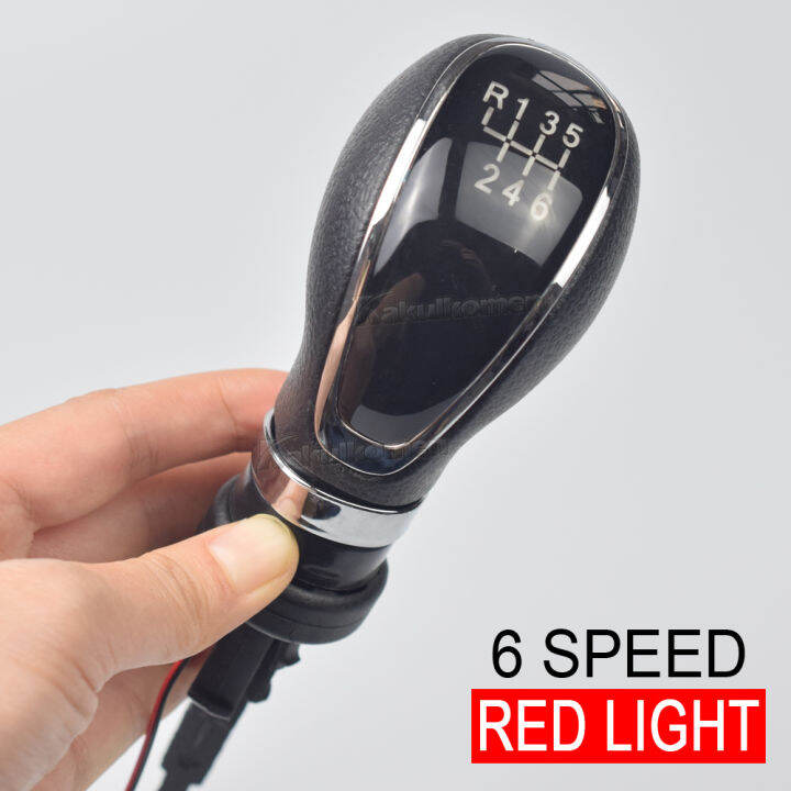 led-รถเกียร์ติดลูกบิดคู่มือความเร็วหัวจับก้านเปลี่ยนสำหรับ-vauxhall-buick-opel-astra-เครื่องราชอิสริยาภรณ์2009-2013