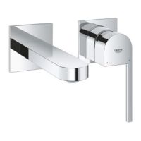 GROHE PLUS ก๊อกผสมอ่างล้างหน้าออกจากผนัง 2 รู (M-SIZE) 29303003 ก๊อกฝักบัว วาล์วน้ำ อุปกรณ์ห้องน้ำ อะไหล่ห้องน้ำ