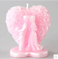 Wedding bride and groom candle molds,sugar craft tools,chocolate moulds,bakeware, rose heart silicone mold soap,candle moulds