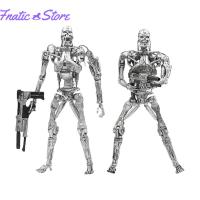 The Terminator T-800 Endoskeleton 7IN ตุ๊กตาขยับแขนขาได้ชุดหุ่นโลหะ3มิติของขวัญแบบตุ๊กตาขยับแขนขาได้ได้สำหรับแฟนๆและเด็ก