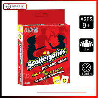 บัตรคำภาษาอังกฤษเกม Scattergories การ์ดเกมสนุกอย่างรวดเร็วเกมประเภท