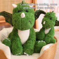 Dinosaur Plush Doll Small Cute Stuffed Companion Toys Dinosaur Plush Hatching Dinosaur Eggs Plush Non-Fading Multifunctional Super Soft Stuffed Toy Plush for Holidays and Special Occasions positive