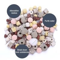 500g 14 Types Aquarium Biochemical Filter Media Ceramic Bio Balls Fish Tank Filter Media Ceramic Rings with Net Bag Aquarium Acc Filters  Accessories