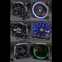 Brand new 12cm 12025 12V 2000 rpm 4-wire color light blue green chassis CPU silent cooling fan