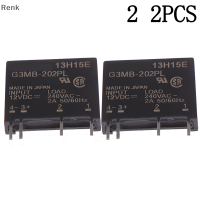 Renk ใหม่1/2ชิ้น12V/24V DC-AC G3MB-202P PCB SSR โมดูลโซลิดสเตทรีเลย์