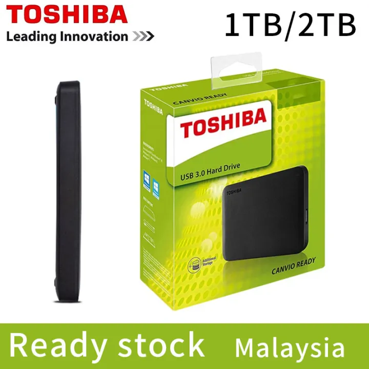 【Malaysia】ToshibaA3 HDD Basics 1TB 2TB 4TB Portable External Hard disk