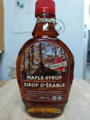 Maple Syrup Sirop Derableไซรัป น้ำเชื่อม ลีโอเน แอมเบอร์ ซูการ์ซีน ตราเทอคีฮิลล์ ขนาด 250 มล.