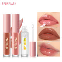 PINKFLASH OhMyGloss ลิปกลอส ให้ความชุ่มชื้น กลิตเตอร์  Shimmer ลิปแคร์ 11  กันน้ำ สีลิปสติกเหลว