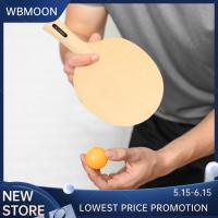 WBMOON แผ่นพื้นไม้ไม้ตีปิงปองสำหรับฝึกซ้อมการเล่นการฝึกลำลอง