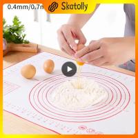 40cm Large Size Silicone Kneading Pad Non-Stick Thickened Rolling Dough Mat For Baking Kitchen Sheet Kitchen Accessories Tools Bread  Cake Cookie Acce