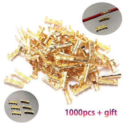 【CC】◊✴  50/100/200/1000PCS 453 U-Shaped 0.3-1.5mm 2 Terminal Tab Cold Inserts Connectors Small Teeth