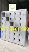 Tủ sắt hồ sơ văn phòng dạng tủ locker 30 cửa sơn tĩnh điện có khóa từng ô