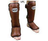 Windy shin guards SGL-10 Brown Genuine leather  ( L, XL ) Training MMA K1 สนับแข้งวินดี้ สปอร์ต ทำจากหนังแท้ สำหรับเทรนเนอร์