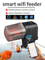 Automatic Aquarium Fish Tank Feeder TimingWifi Wireless Smart Phone App Inligent Speaker Voice Remote Control Fish Feeding