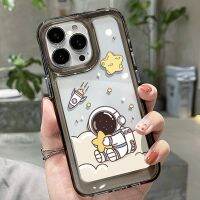 Shockproof Cute Case Compatible for IPhone 14 12 13 6 6S 7 8 Plus X XS XR 11 Pro Max Clear Casing Transparent TPU Silicone Soft Phone Cover