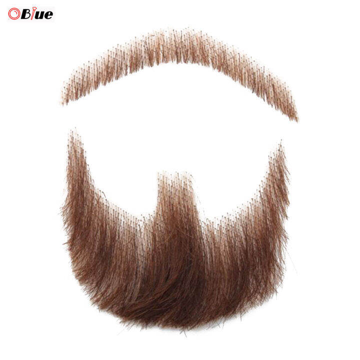 OBlue Invisible and Realistic Beard Prop Comfortable Wearing Experience Beards for Drama Clubs