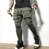 2022 Autumn new mens cotton Sweatpants Fitness workout solid trousers male Casual fashion Pencil Pants Joggers sportswear