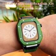 Luxury Metal Case For Apple Watch Strap Series 8 45mm For apple watch
