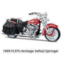 Maisto 1:18 Harley-Davidson 1999 FLSTS Heritage Softall Springer Red Die Cast ยานพาหนะสะสมงานอดิเรกรถจักรยานยนต์ของเล่นรุ่น