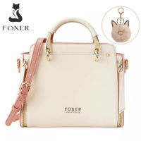 กระเป๋าหนังFOXERสำหรับผู้หญิงกระเป๋าสะพายไหล่Crossbodyกระเป๋าสุภาพสตรียอดจับกระเป๋าพร้อมกับสายปรับได้