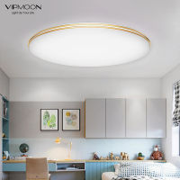 VIPMOON Modern Pendant Lamp Led 12W18W24W48W Ceiling Chandelier Decor Living Dining Room Home Kitchen Bedroom Hanging Lights