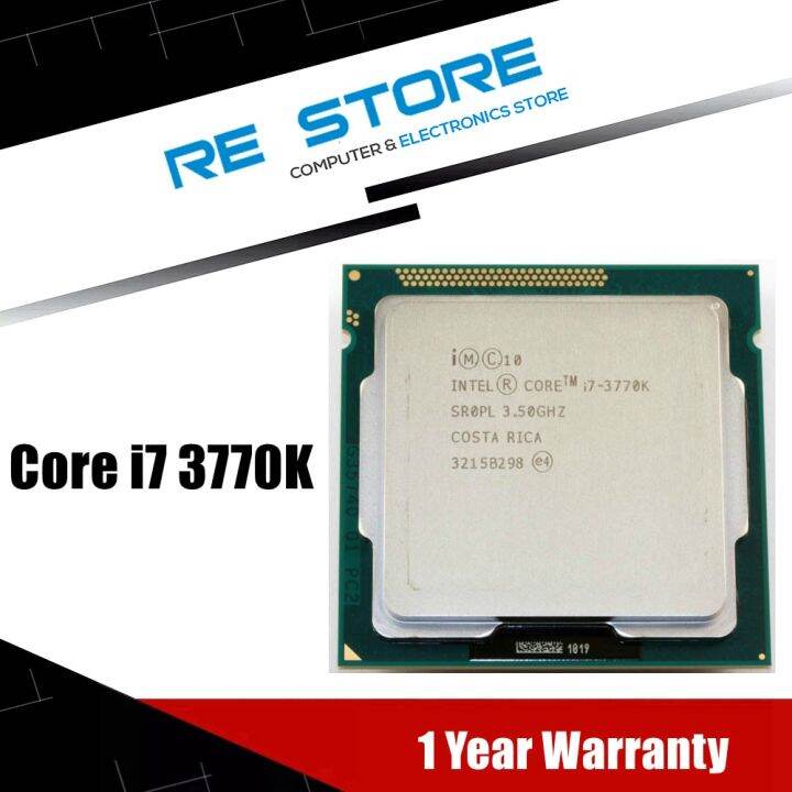 Used Intel Core I7 3770K 3.5Ghz QuadCore 8MB Cache With HD Graphic