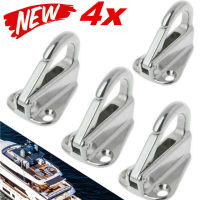 4X 316 Snap Hooks Spring Boat Hook Marine Steel Stainless