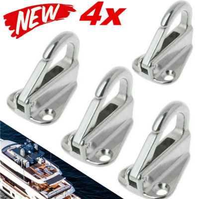 4X 316 Snap Hook Fender Boat Spring Steel Marine Grade