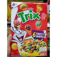 Premium snack Enjoy eating General Mills Trix CLASSIC  ทริกซ์ซีเรียลธัญพืชอบกรอบ  303 g.  สินค้านำเข้าจากอเมริกา  (1 Pack)