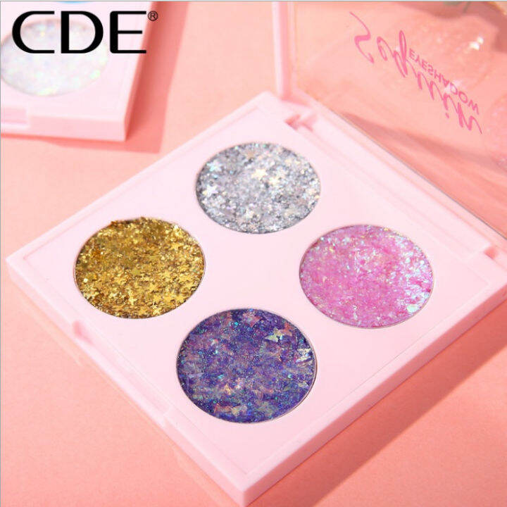 cde-eyeshadow-อายกริตเตอร์-กากเพชร-4-สีใน-1ตลับ-แท้