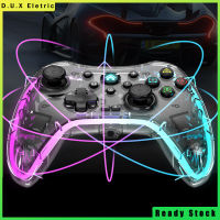 RGB Gamepads จอยควบคุมเกมบลูทูธที่เข้ากันได้สำหรับสวิตช์คอมพิวเตอร์โทรศัพท์มือถือที่ถือเกม