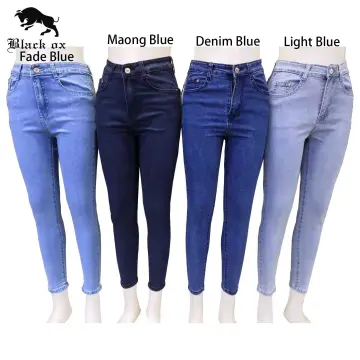 COD 5 Colors High Waist Stretchable Plus Size Skinny Jeans For