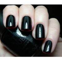 OPI สี Black onyx / Lady in Black ดำสนิท ทาเดี่ยว ไว้ทำลาย หรือกับกลิตเตอร์คือดี เลิศค่า แท้ 100%