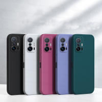 For Xiaomi 11T Pro Case For Xiaomi 11T Pro Cover Cases Shockproof Liquid Silicon Soft TPU Phone Back Cover For Xiaomi 11T 12 Pro