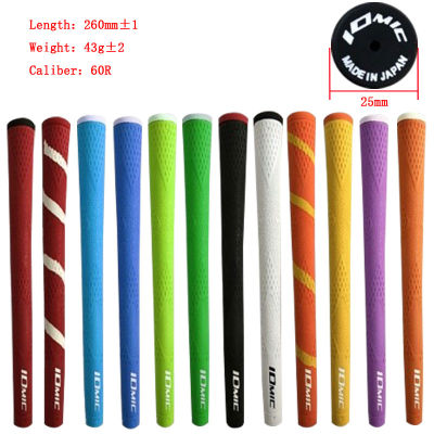 7pcs/lot IOMIC Golf grips High quality rubber Golf irons grips 12 colors in choice Golf clubs grips Free shipping