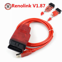 Renolink V1.87 For Re-nault ECU Programmer OBD2 Car Diagnostic Cable For Re-naultD-acia Key Programmer AirbagECU Reset