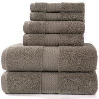 100 Cotton Bath Towel 36Pc Set Absorbent Bath Towels Solid Color Soft Friendly Face Hand Shower Towel Bathroom Washcloth