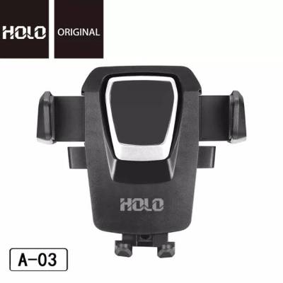 ที่วางมือถือในรถยนต์ HOLO A-03 วางได้ทั้งคอนโซลและติดกระจกหน้าภายในรถยนต์ หมุนได้ เหมาะกับโทรศัพท์มือถือขนาด 4.65 นิ้ว - 6.5 นิ้ว ส่งไว