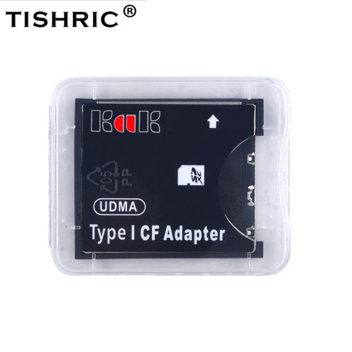 tishric-sd-ถึง-cf-type-i-รองรับอะแดปเตอร์-sd-sdhc-sdxc-mmc-การ์ดมาตรฐาน-compact-flash-type-i-card-reader-converter-kdddd