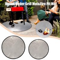 【cw】 BBQ Grill Mat Fireproof Pad Flame Retardant Fiberglass Fire Blanket For Wood Burner Outdoor Picnic Barbecue Heat Insulation G2O0