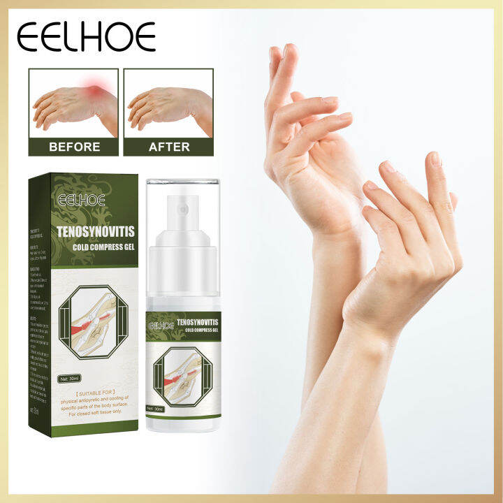 Eelhoe Tenosynovitis Cold Compress Gel Spray Foot Joint Pain Cream Tendon Pain Gel