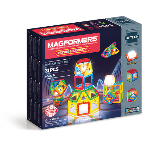 ของเล่น-magformers-neon-led-set-31p