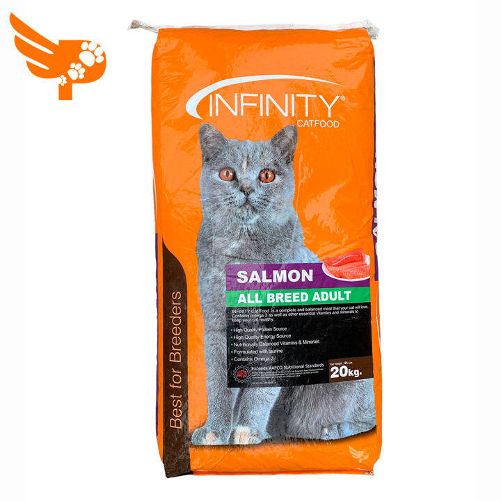 Infinity Catfood 20kg Salmon flavor All Breed Adult Dry Cat Food